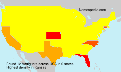 Surname Vattigunta in USA Surname Vattigunta in USA