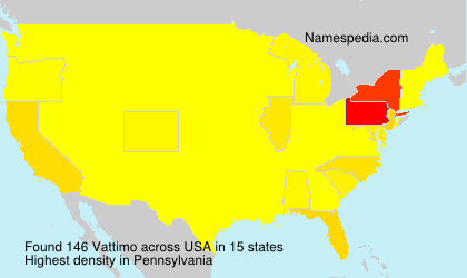 Surname Vattimo in USA