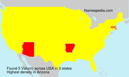 Surname Vaturro in USA Surname Vaturro in USA