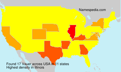 Surname Vauer in USA Surname Vauer in USA