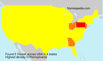 Surname Vaurek in USA Surname Vaurek in USA