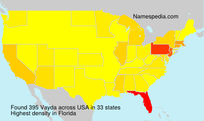 Surname Vayda in USA Surname Vayda in USA
