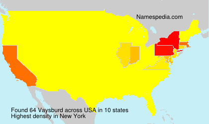 Surname Vaysburd in USA Surname Vaysburd in USA