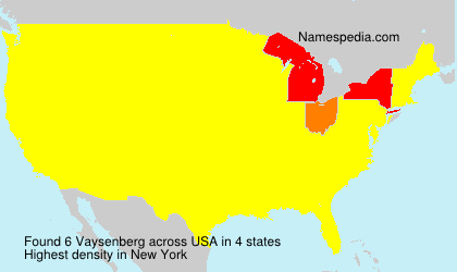 Surname Vaysenberg in USA Surname Vaysenberg in USA