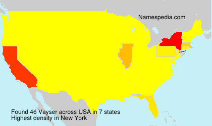 Surname Vayser in USA Surname Vayser in USA