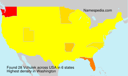 Surname Vchulek in USA