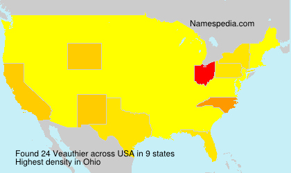 Surname Veauthier in USA Surname Veauthier in USA