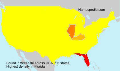 Surname Vecanski in USA Surname Vecanski in USA