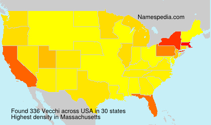Surname Vecchi in USA Surname Vecchi in USA