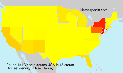 Surname Vecere in USA Surname Vecere in USA