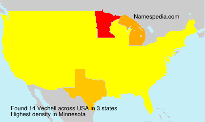 Surname Vechell in USA Surname Vechell in USA