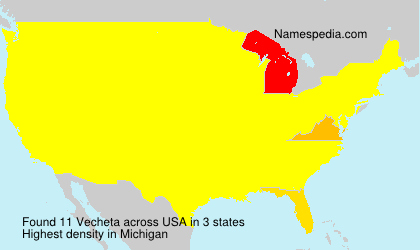 Surname Vecheta in USA Surname Vecheta in USA