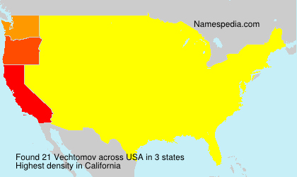 Surname Vechtomov in USA Surname Vechtomov in USA