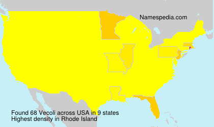 Surname Vecoli in USA Surname Vecoli in USA