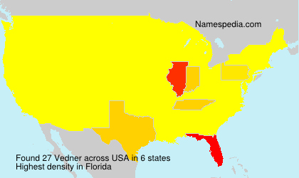 Surname Vedner in USA Surname Vedner in USA