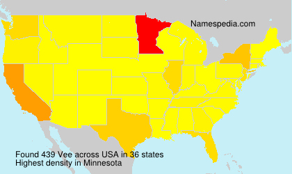 Surname Vee in USA Surname Vee in USA