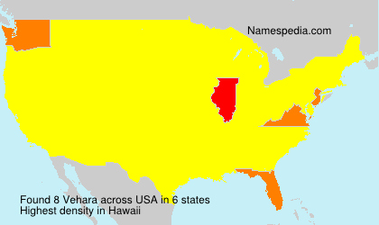 Surname Vehara in USA Surname Vehara in USA
