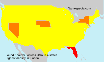 Surname Vehbiu in USA Surname Vehbiu in USA