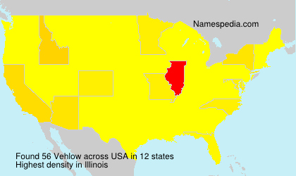 Surname Vehlow in USA Surname Vehlow in USA