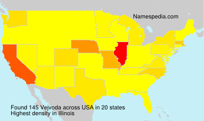 Surname Vejvoda in USA Surname Vejvoda in USA