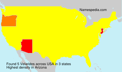 Surname Velarides in USA Surname Velarides in USA