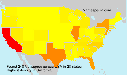 Surname Velazques in USA
