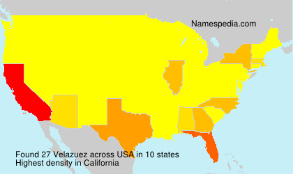 Surname Velazuez in USA Surname Velazuez in USA