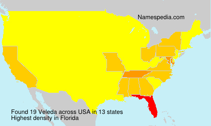 Surname Veleda in USA Surname Veleda in USA