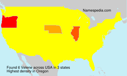 Surname Velene in USA Surname Velene in USA