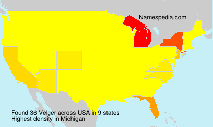Surname Velger in USA Surname Velger in USA