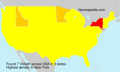 Surname Veliath in USA Surname Veliath in USA