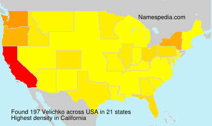 Surname Velichko in USA Surname Velichko in USA