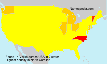 Surname Veliko in USA Surname Veliko in USA