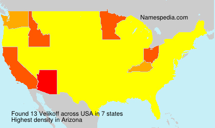 Surname Velikoff in USA Surname Velikoff in USA