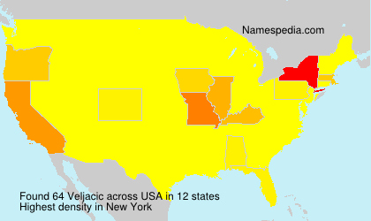 Surname Veljacic in USA Surname Veljacic in USA