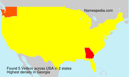 Surname Veljkov in USA Surname Veljkov in USA