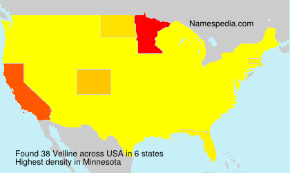 Surname Velline in USA Surname Velline in USA