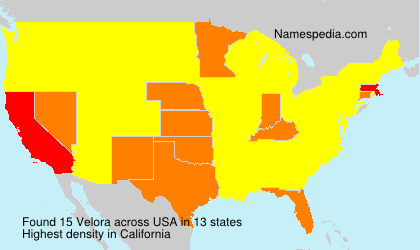 Surname Velora in USA Surname Velora in USA