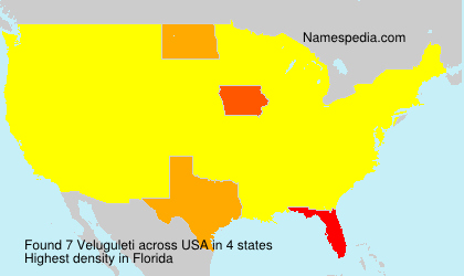 Surname Veluguleti in USA Surname Veluguleti in USA