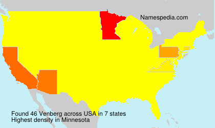 Surname Venberg in USA Surname Venberg in USA