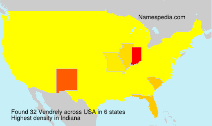 Surname Vendrely in USA Surname Vendrely in USA