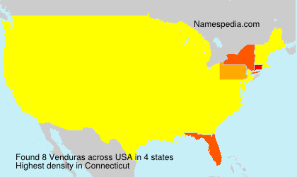 Surname Venduras in USA Surname Venduras in USA