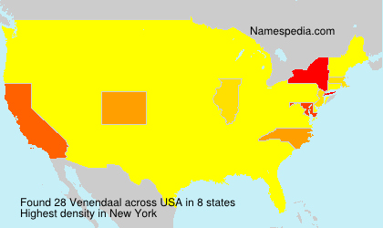 Surname Venendaal in USA Surname Venendaal in USA