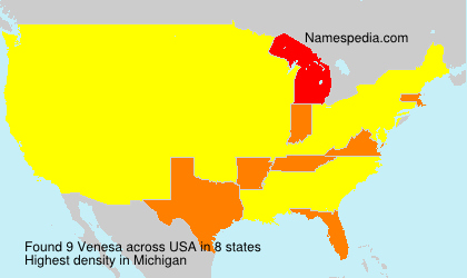 Surname Venesa in USA Surname Venesa in USA