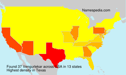 Surname Vengurlekar in USA Surname Vengurlekar in USA