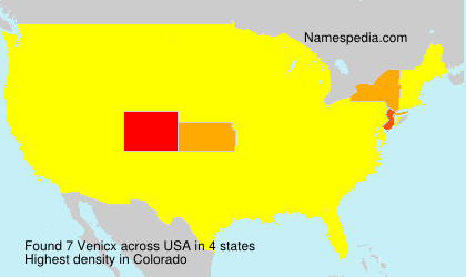 Surname Venicx in USA Surname Venicx in USA