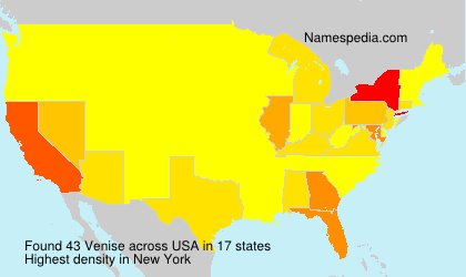Surname Venise in USA Surname Venise in USA