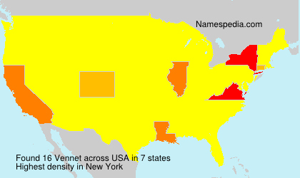 Surname Vennet in USA Surname Vennet in USA
