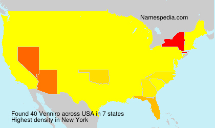 Surname Venniro in USA Surname Venniro in USA