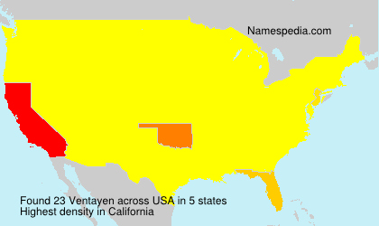 Surname Ventayen in USA Surname Ventayen in USA
